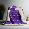 Personalized Name Christian Bible Religious Thick and Fluffy Sherpa Blanket - Image 4