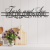 Taste and See Psalm 38:4 - Metal Wall Art 14"