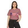 Faith Hope Love Organic July 4th Christian Tee