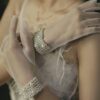 Pearl Decorative Mesh Gloves - Image 2