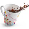 Jesus and Flowers Latte Mug - Image 2