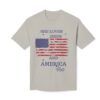 She Loves Jesus and America Too Midweight July 4th T-shirt