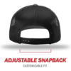 Proverbs 16:9 Men's Snapback Hat - Image 3