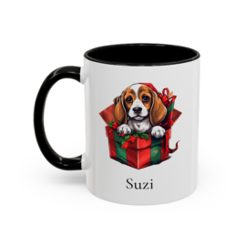 Christmas Beagle Mug