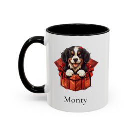 Christmas Bernese Mountain Dog