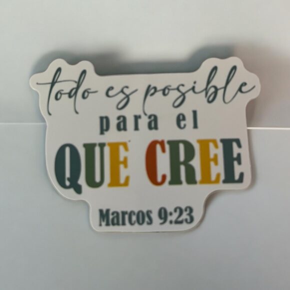 Spanish Christian Stickers