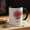 January Carnations Month Flower Mug Personalized With Any Name - Image 6