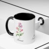 April Sweet Pea Birth Month Flower Mug Personalized With Any Name - Image 6