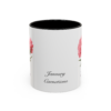 January Carnations Month Flower Mug Personalized With Any Name - Image 2