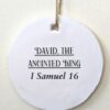 David the Anointed King Jesse Tree Ornament - Image 3