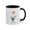 December Narcissus Birth Month Flower Mug Personalized With Any Name - Image 3