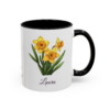 March Daffodil Birth Month Flower Mug Personalized With Any Name - Image 3