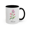 April Sweet Pea Birth Month Flower Mug Personalized With Any Name - Image 4