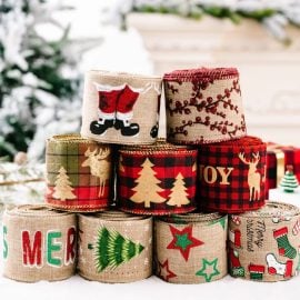 Christmas Polyester Ribbon