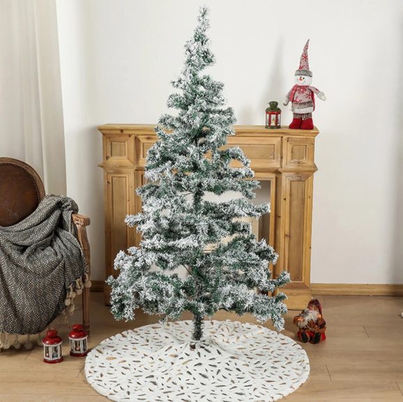 Feather Christmas Tree Skirt