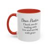 Dear Pastor, Thank you Tea and Coffee Mug - Image 27