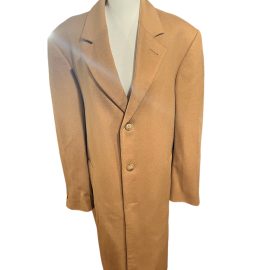 Alfani Men's Gently Worn Tan Winter Coat