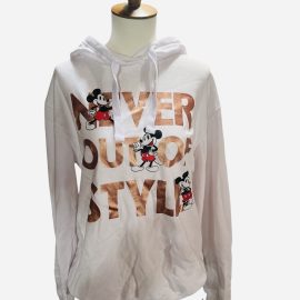 Disney Mickey Mouse Hoodie White Sweater