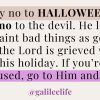 Galilee Life Christian Blog Post about Halloween