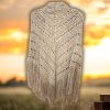 Beige Fringe Prayer Shawl - Image 2