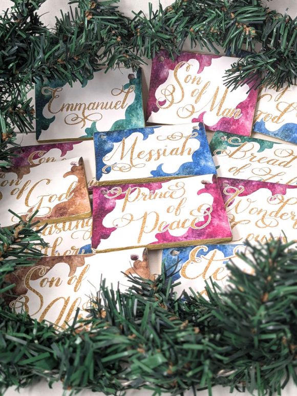 Names Of Messiah Christian Christmas Ornaments