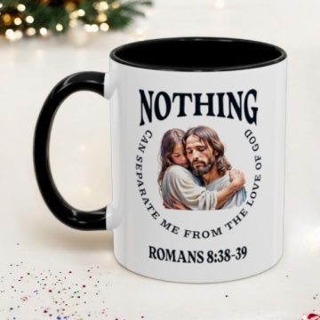 Nothing can separate us from the Love of God Christian Mug