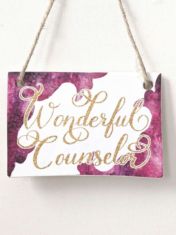 Wonderful Counselor Christian Christmas Ornaments