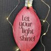 Let Your Light Shine Christmas Bulb Ornament - Image 5