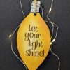 Let Your Light Shine Christmas Bulb Ornament - Image 9