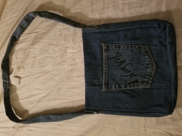 crossbody denim bag