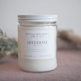 Freedom Birch + Lavender Candle