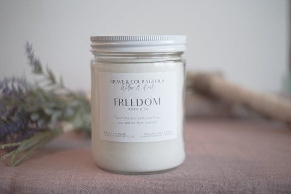 Freedom Birch + Lavender Candle