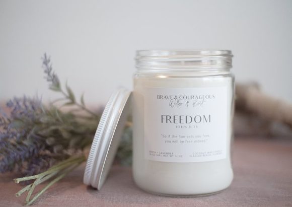 Freedom Birch + Lavender Candle