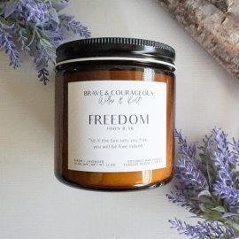 Freedom Birch + Lavender Candle