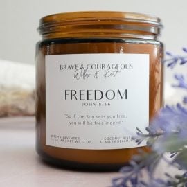 Freedom Birch + Lavender Candle