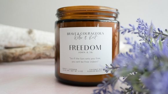 Freedom Birch + Lavender Candle