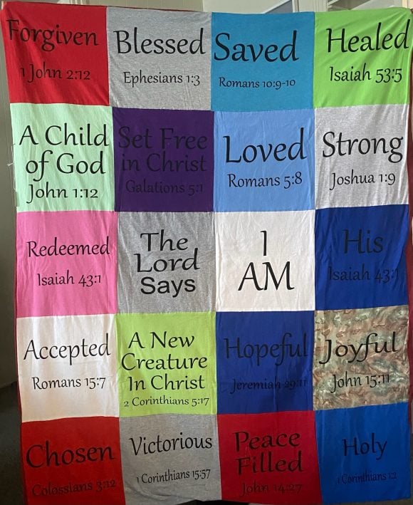 scripture blanket