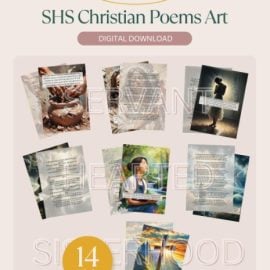 SHS Christian Poems Art Digital Download (BUNDLE)