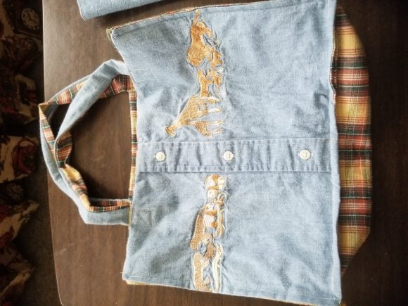 Tshirt memory blankets bag