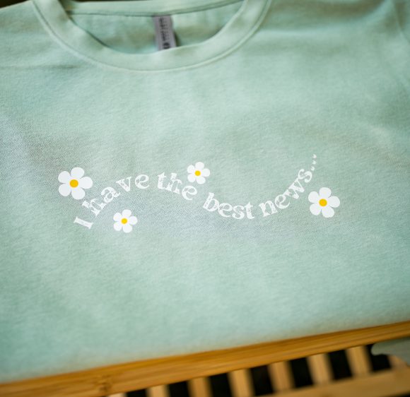 "Jesus Loves You" Daisy Sweatshirt - Image 3