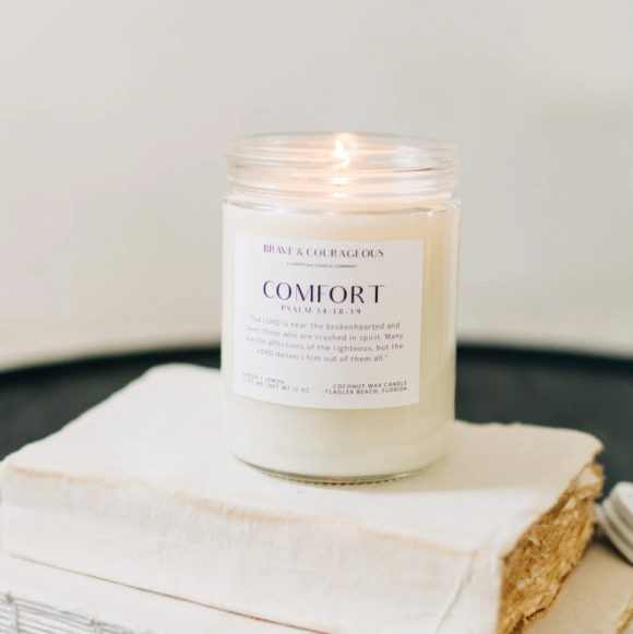 Comfort Ginger + Lemon Candle - Christian Candles