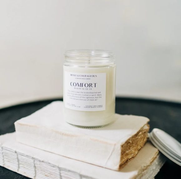 Comfort Ginger + Lemon Candle - Christian Candles