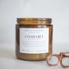 Comfort Ginger + Lemon Candle - Amber - Christian Candles