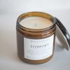 Comfort Ginger + Lemon Candle - Amber - Christian Candles