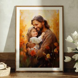 Jesus Loves Me Christian Fine Art Print