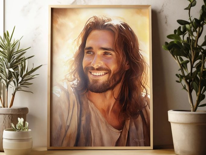 Savior's Love Christian Digital Art Print Download