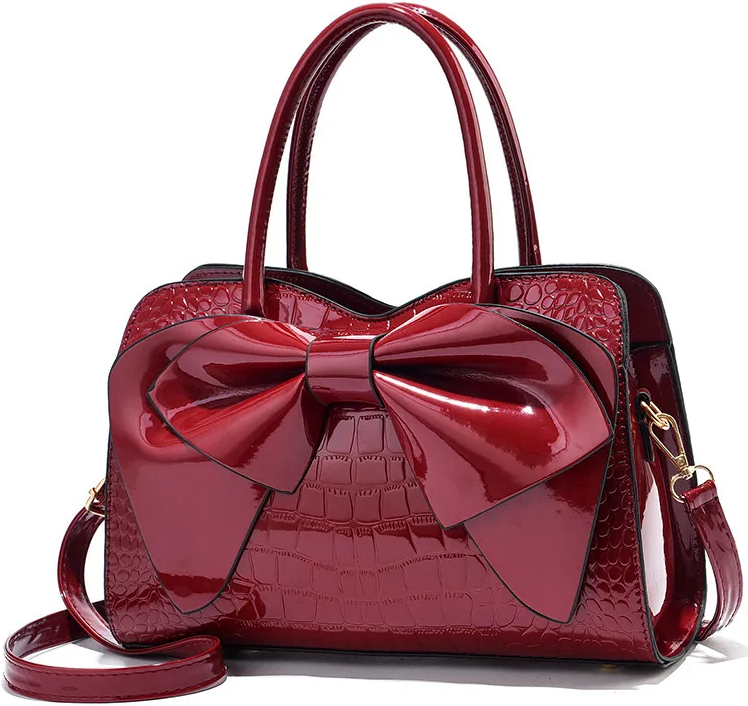 Women Red BowKnot Handbag