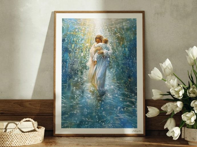 Your Great Love Christian Art Print