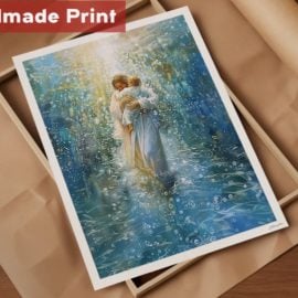 Your Great Love Christian Handmade Art Print