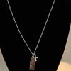 Silver Necklace – Sterling Cross Pendant with Faith & Cross Charms | Christian Jewelry Gift